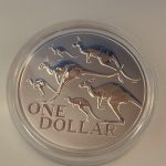 Royal Australian Mint Kangaroos 1 Oz 999 Fine Silver Coin